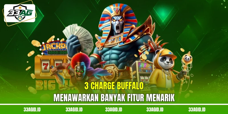 3 Charge Buffalo 33AG menawarkan banyak fitur menarik