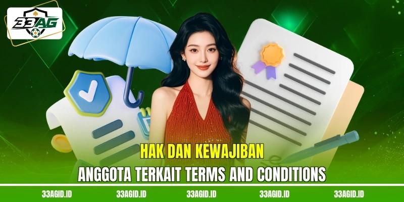 Hak dan kewajiban anggota terkait terms and conditions 33AG