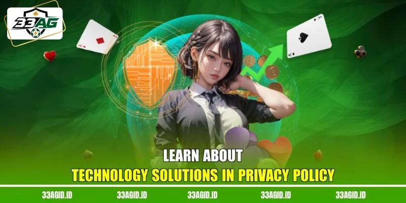 Pelajari solusi teknologi dalam kebijakan privasi