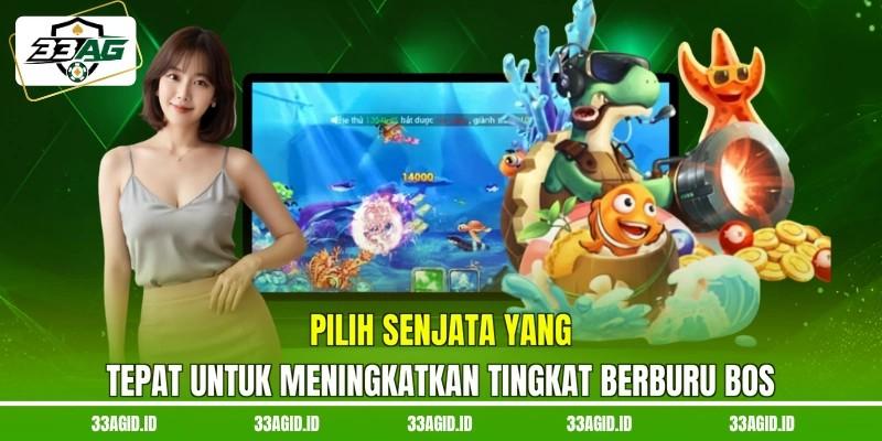 Pilih senjata yang tepat untuk meningkatkan tingkat berburu bos