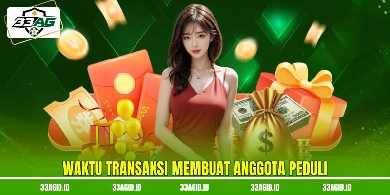 Waktu transaksi membuat anggota peduli